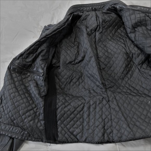 Leather Moto/Biker Jacket & Pants Smaller Size - Picture 3 of 9